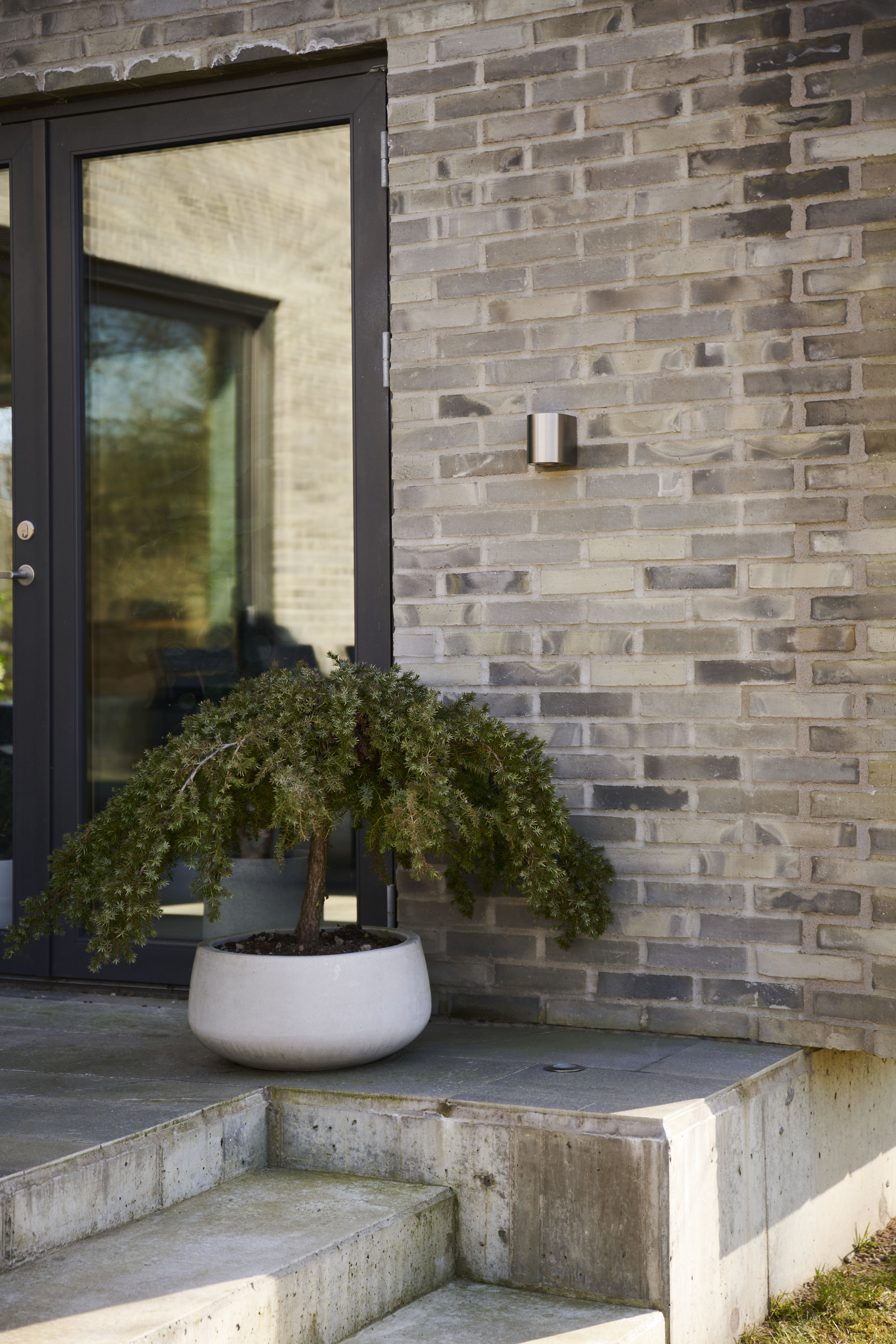 Ulkoseinävalaisin Nordlux Canto led 500lm 2700K 2x6W ruostumaton teräs