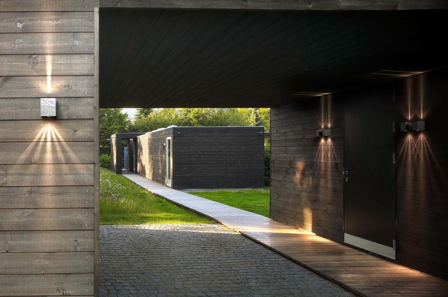 Ulkoseinävalaisin Nordlux Canto Kubi 2 led 500lm 2700K 2x5W galvanoitu