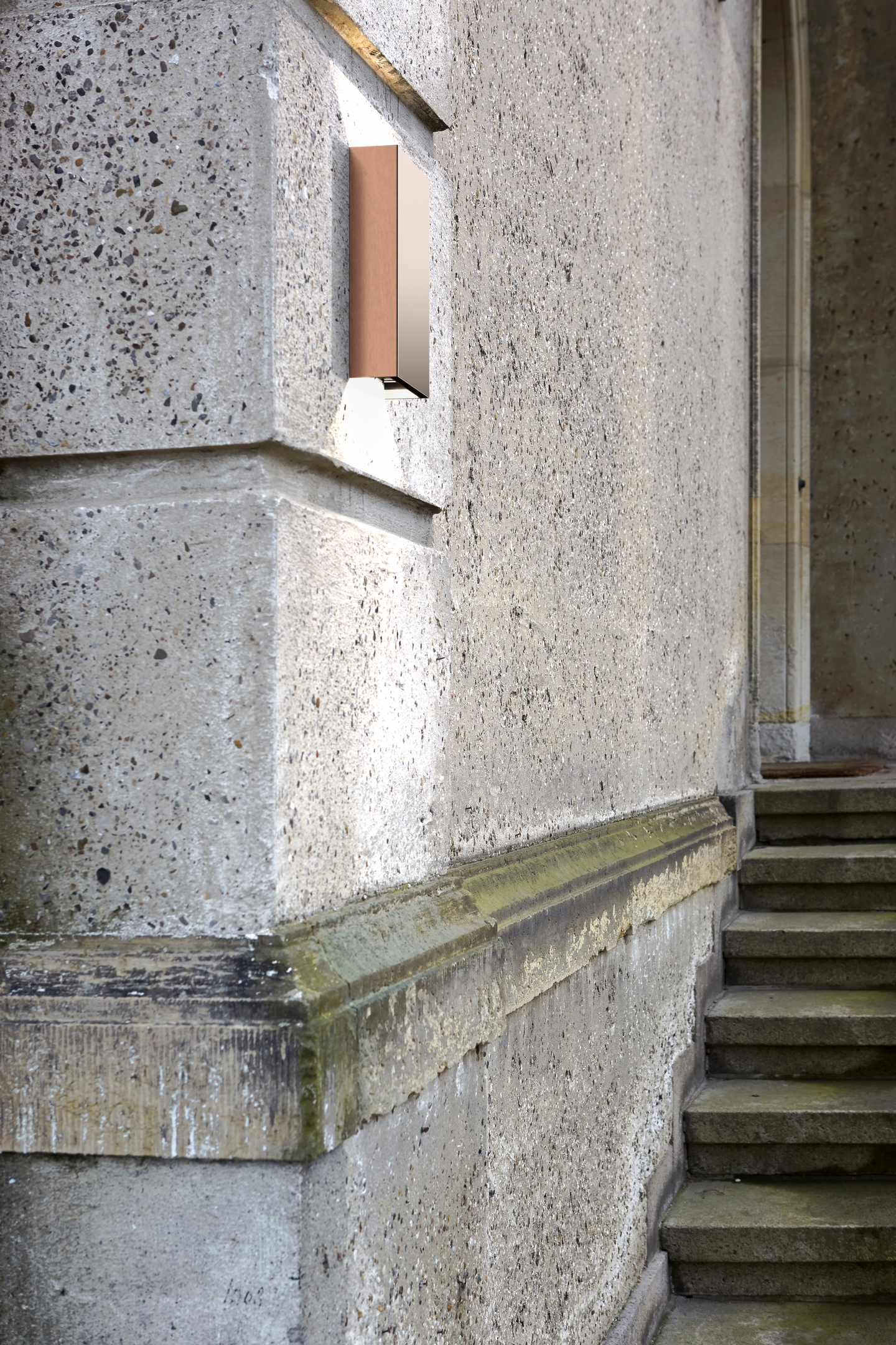 Ulkoseinävalaisin Nordlux Fold led 225lm 3000K 2x5W kupari