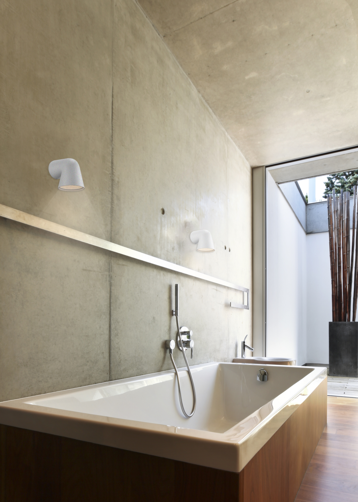 Ulkoseinävalaisin Nordlux Front Single GU10 118mm valkoinen