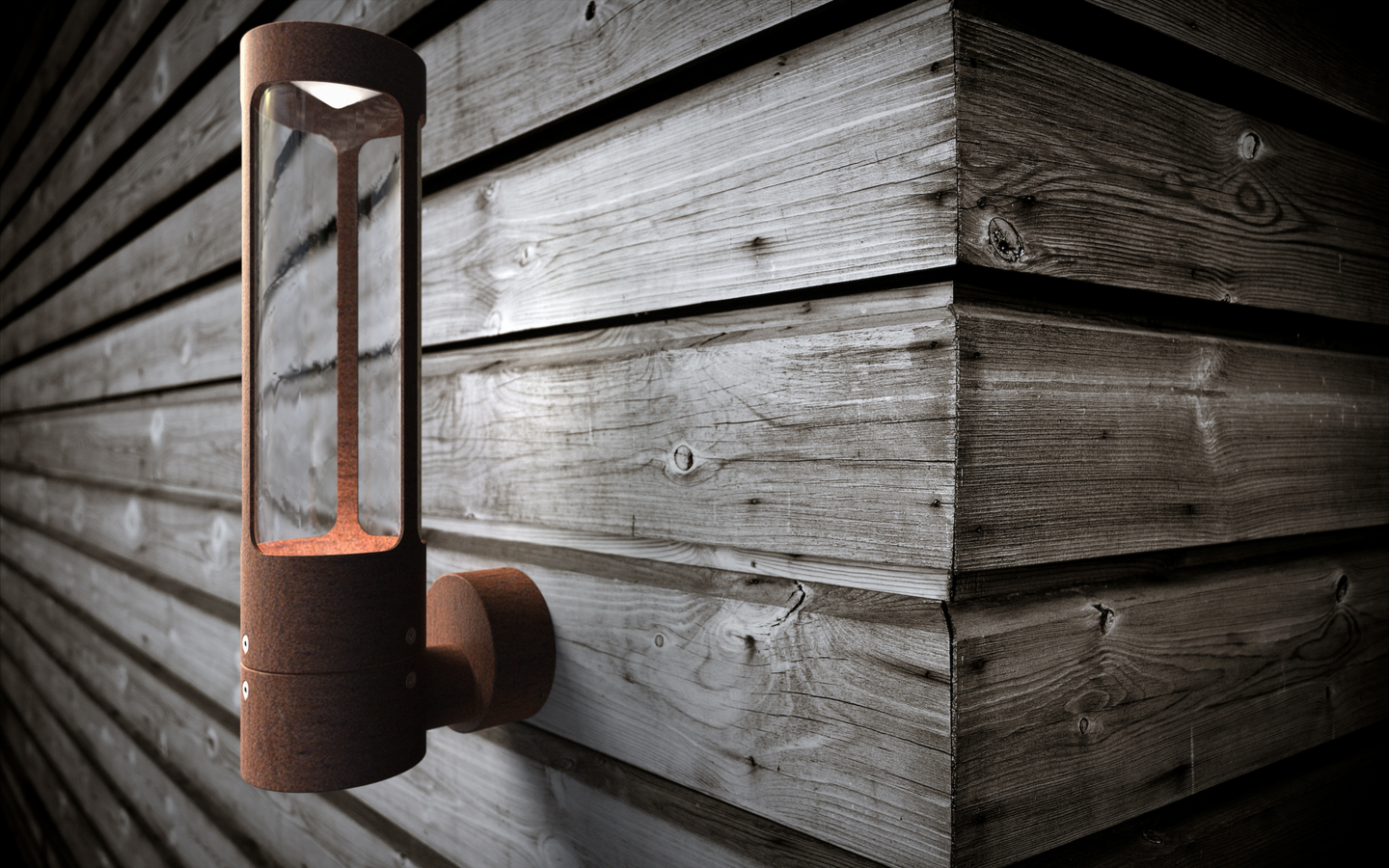 Ulkoseinävalaisin Nordlux Helix GU10 corten