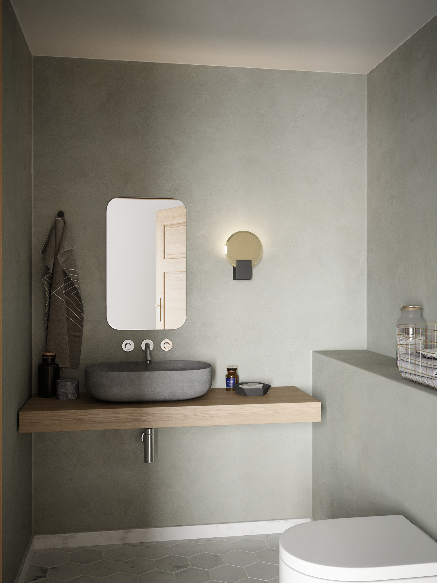 Seinävalaisin Nordlux Hester led 200mm 9,5W 900lm 3000K IP44 musta