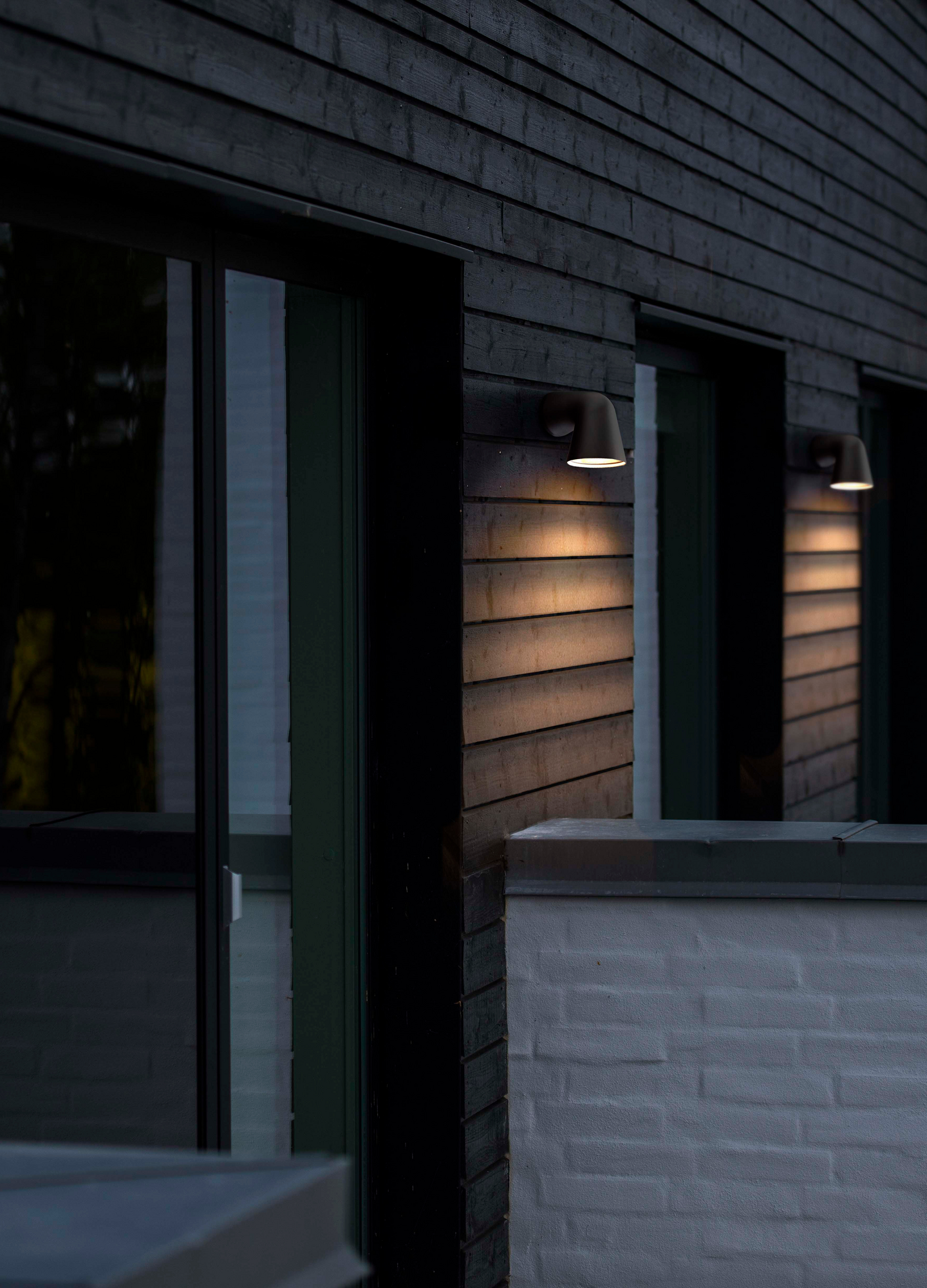 Ulkoseinävalaisin Nordlux Front Single GU10 118mm musta