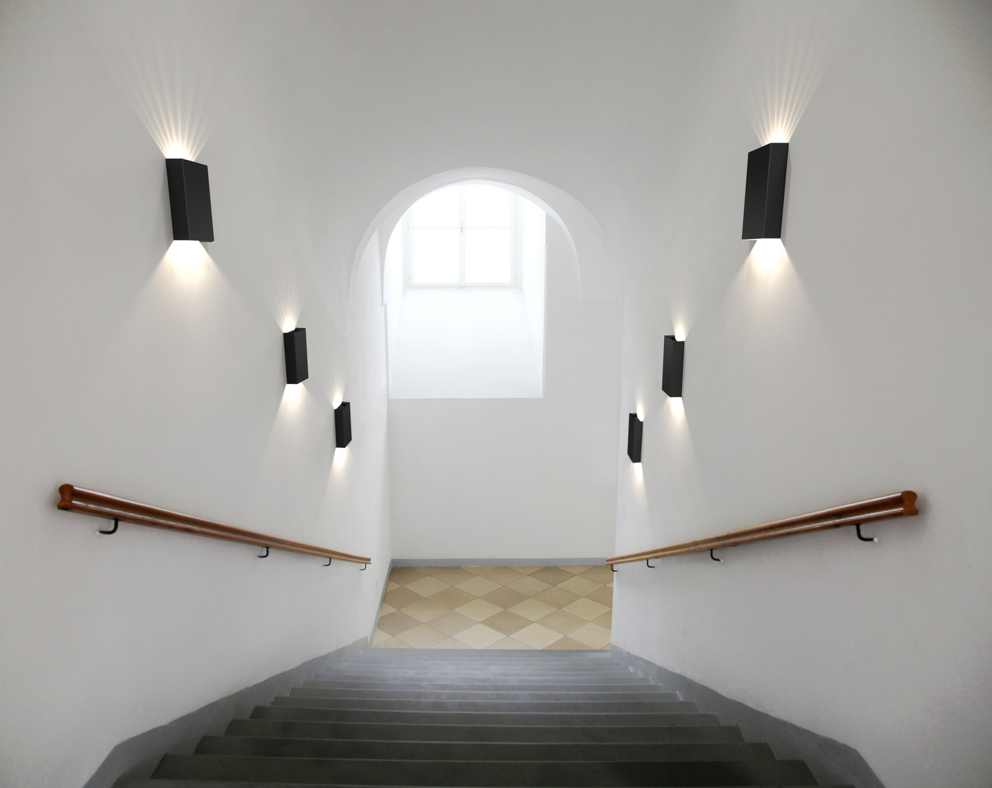 Ulkoseinävalaisin Nordlux Fold led 150lm 3000K 2x3,5W musta