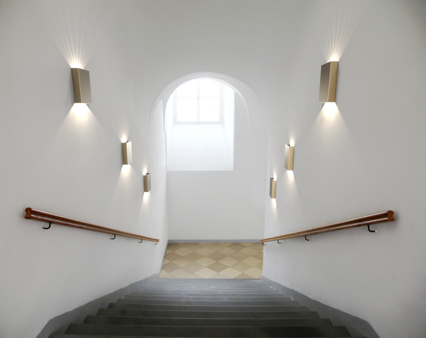 Ulkoseinävalaisin Nordlux Fold led 225lm 3000K 2x5W messinki