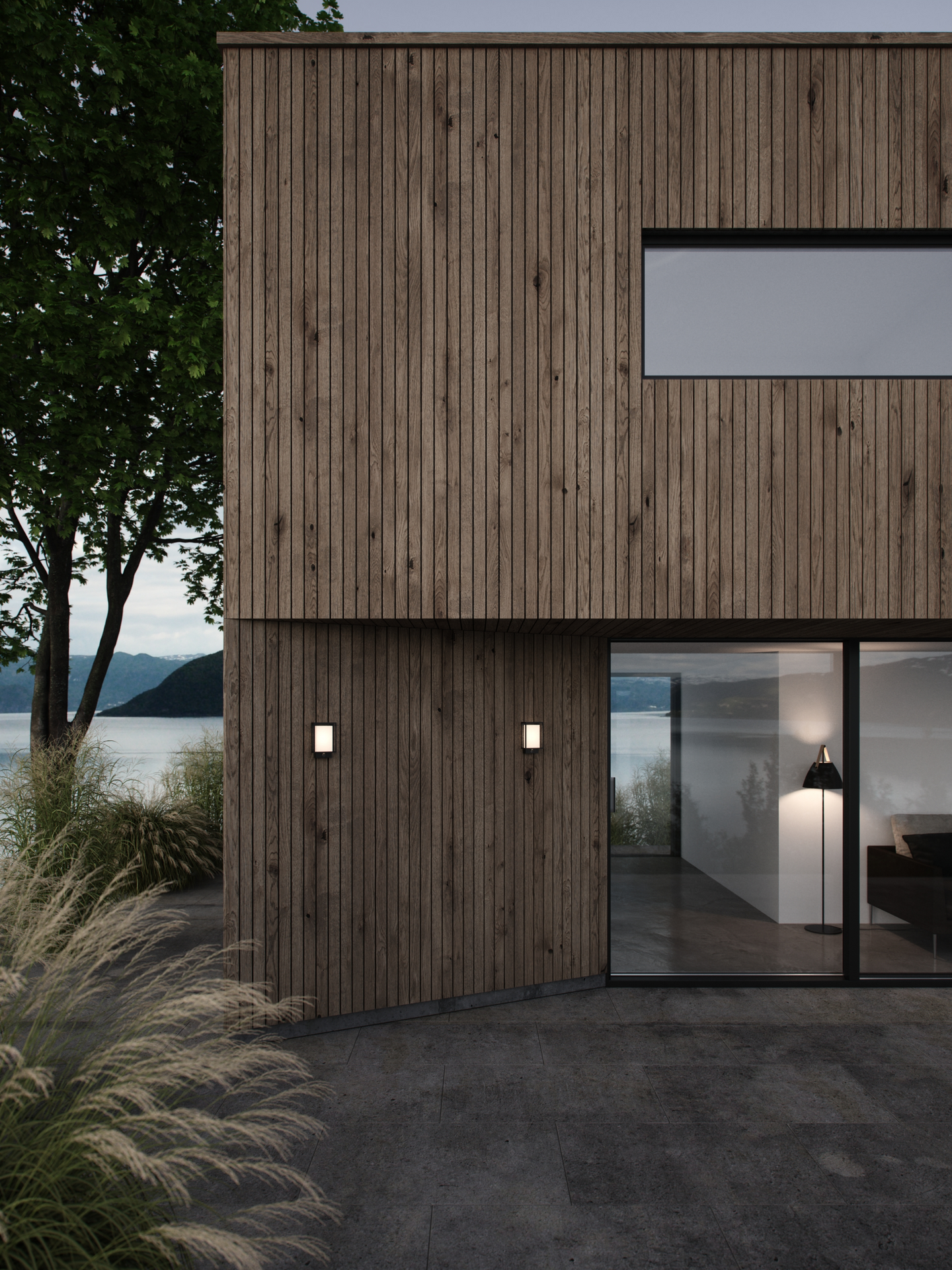 Tunnistinvalaisin Nordlux Nestor Led 8W 550lm 2700K musta