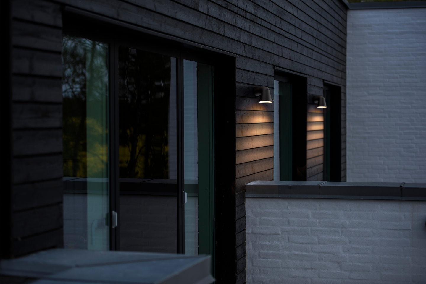 Ulkoseinävalaisin Nordlux Front Single GU10 118mm musta