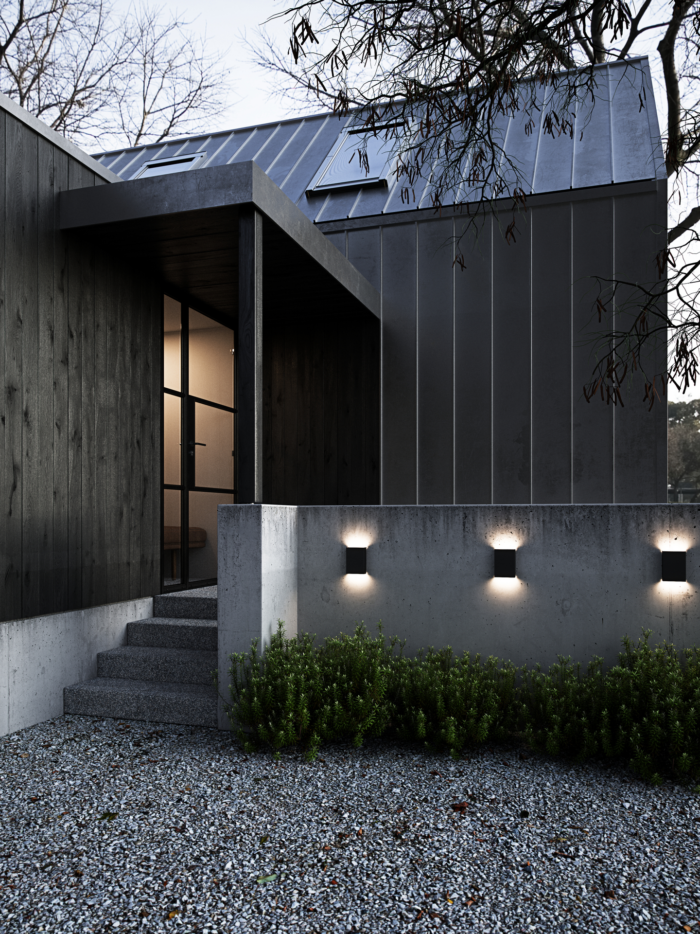 Ulkoseinävalaisin Nordlux Fold led 150lm 3000K 2x3,5W musta