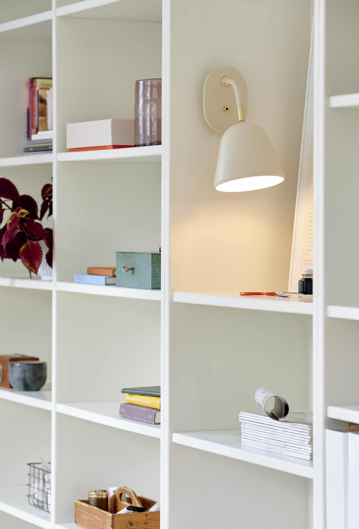 Seinävalaisin Nordlux Fleur E14 153mm beige