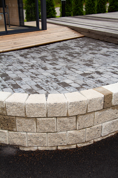 Citymuurikivi Lakka kaari harmaa