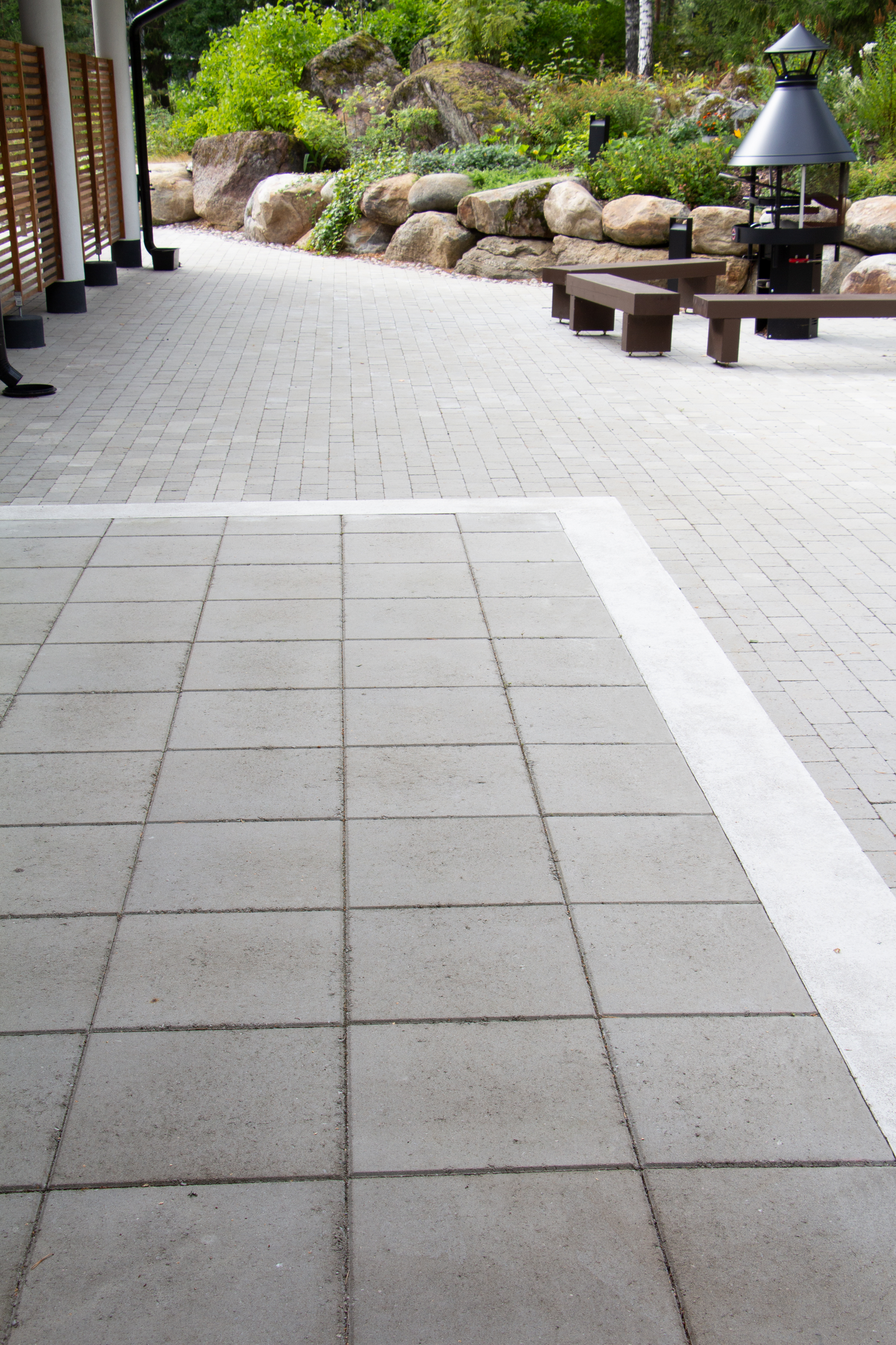 Citylaatta Lakka 60 harmaa 238x238x60mm