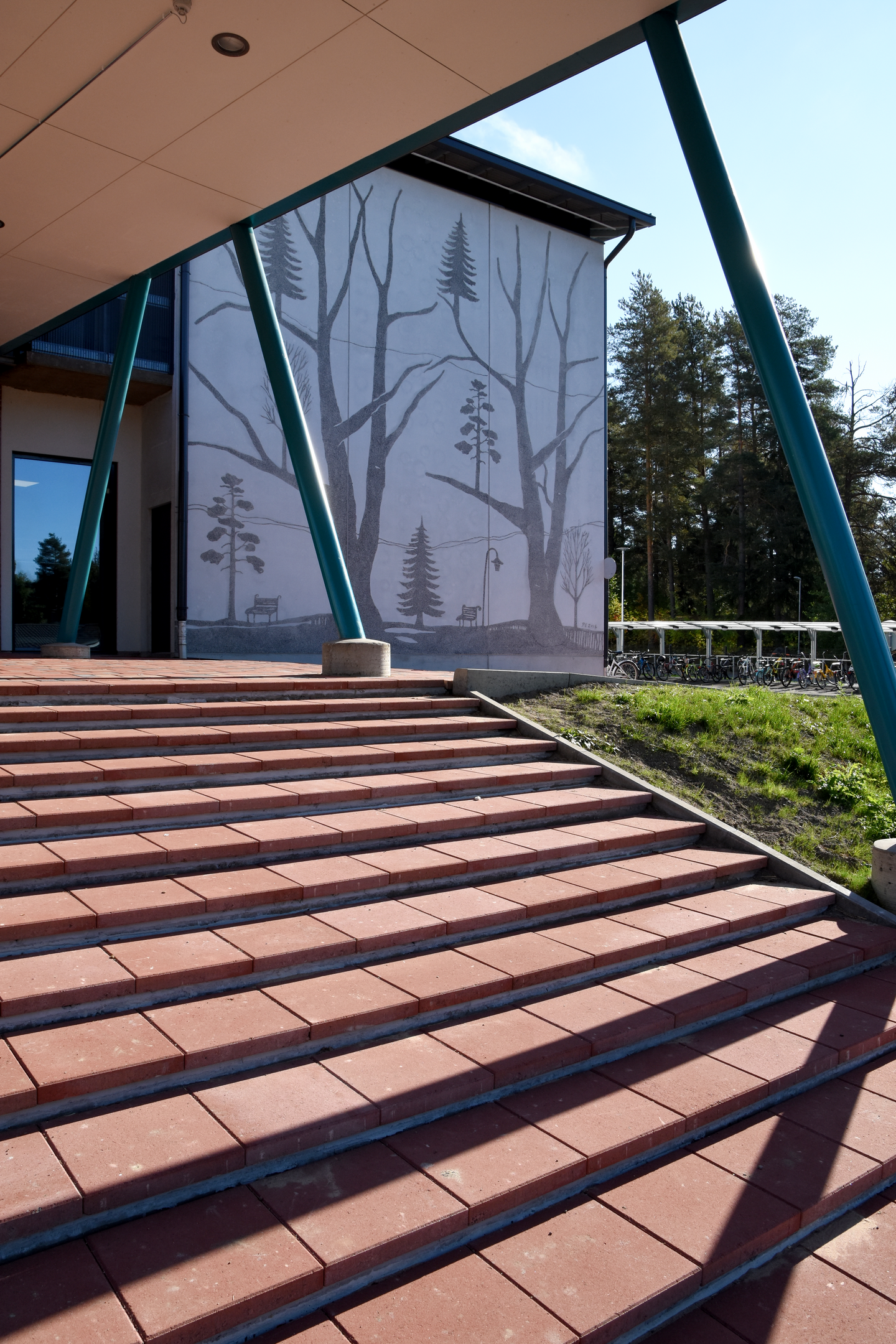 Betonilaatta Lakka BL-405 punainen 400x400x50 6,25 kpl/m²