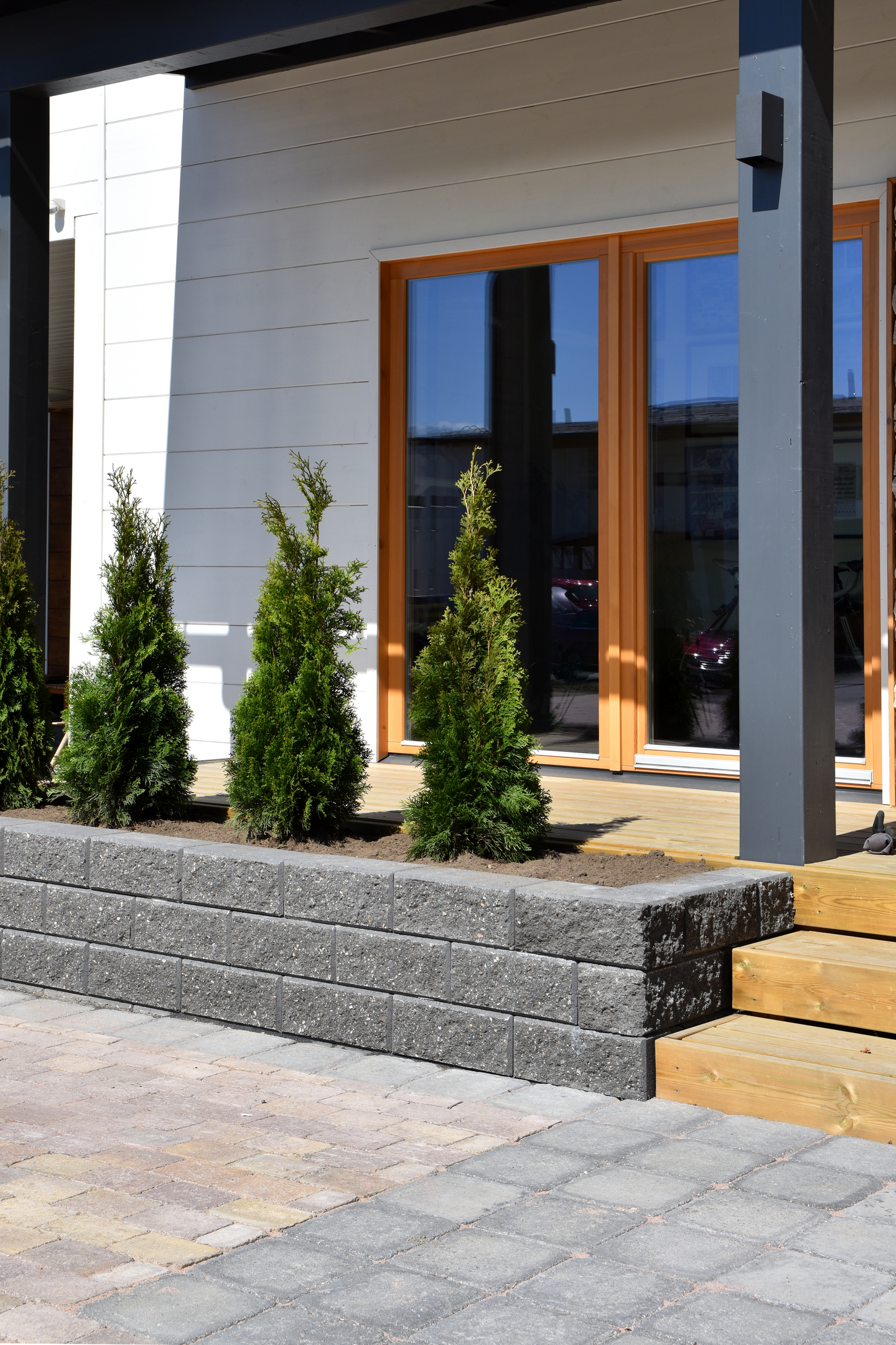 Antiikkilaatta Lakka 60 musta 238x238x60mm 17,7kpl/m²