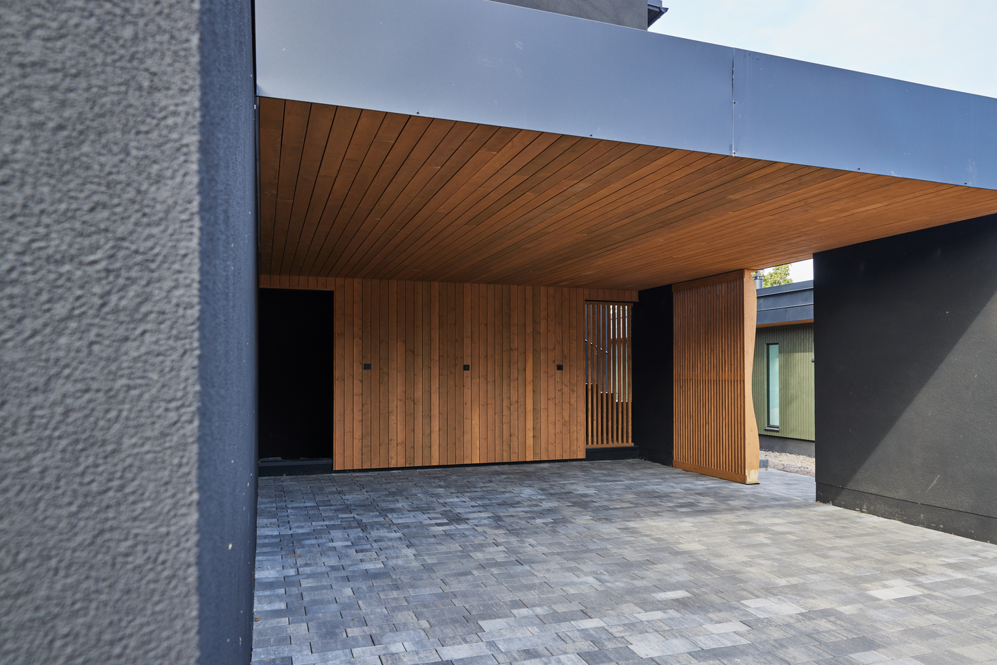 Rytmikivet Lakka 60 mustavalkoinen 7 eri kokoa, koko lava 9,9 m²