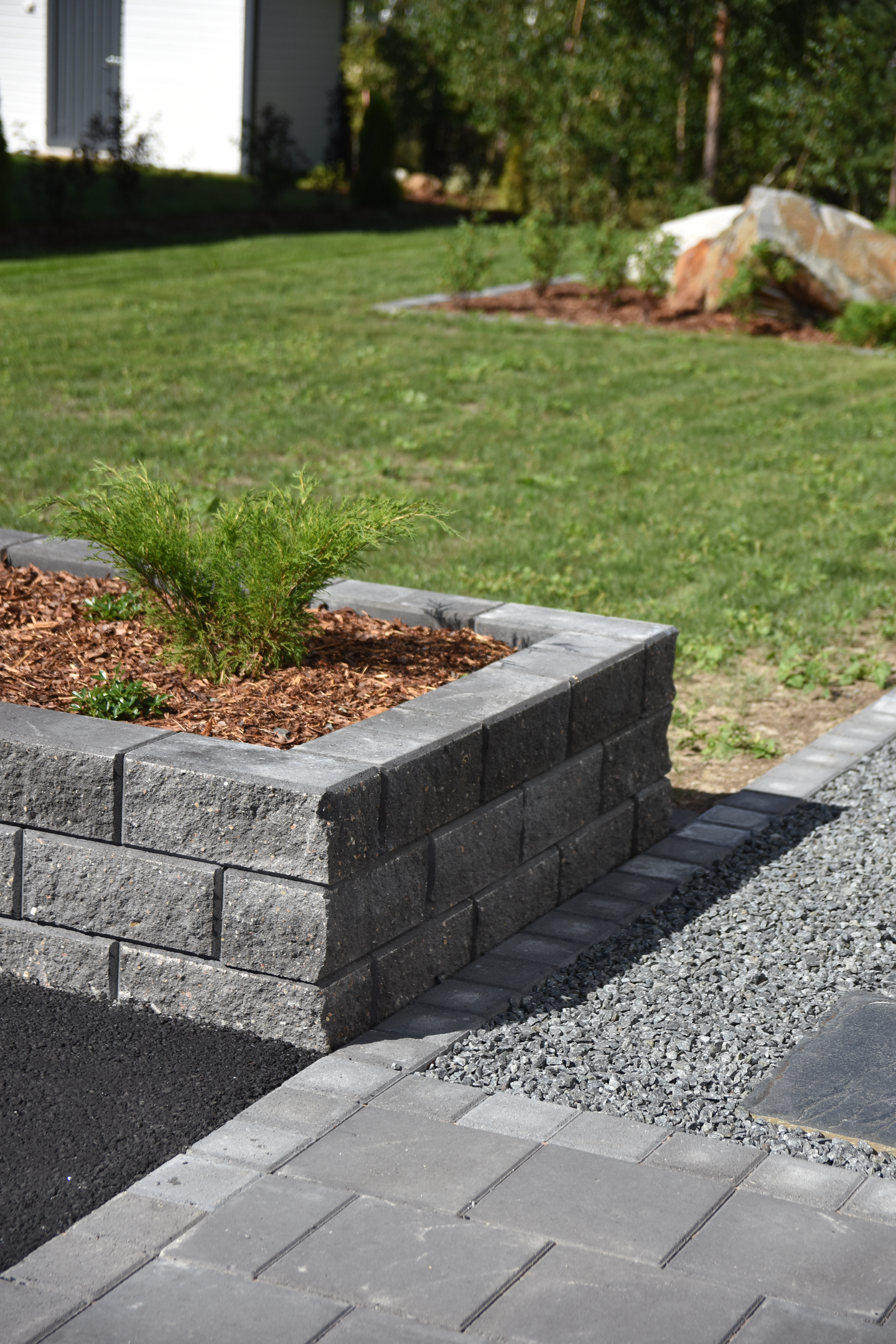 Nupukivi Lakka 60 harmaa 138x138x60mm 51kpl/m²