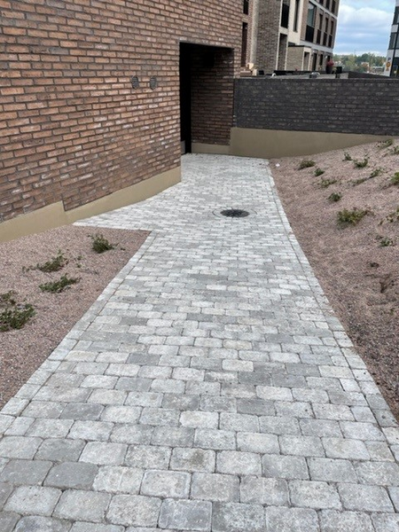 Antiikkikivi Lakka 60 puolikas harmaa