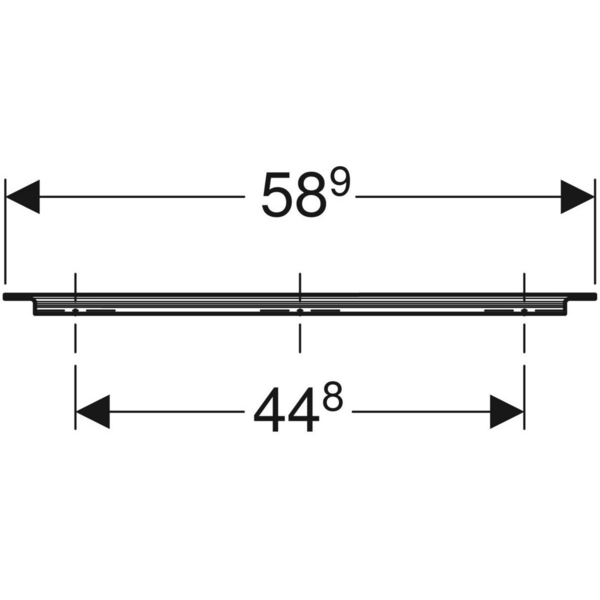Vedin Geberit iCon 58,9cm kromi