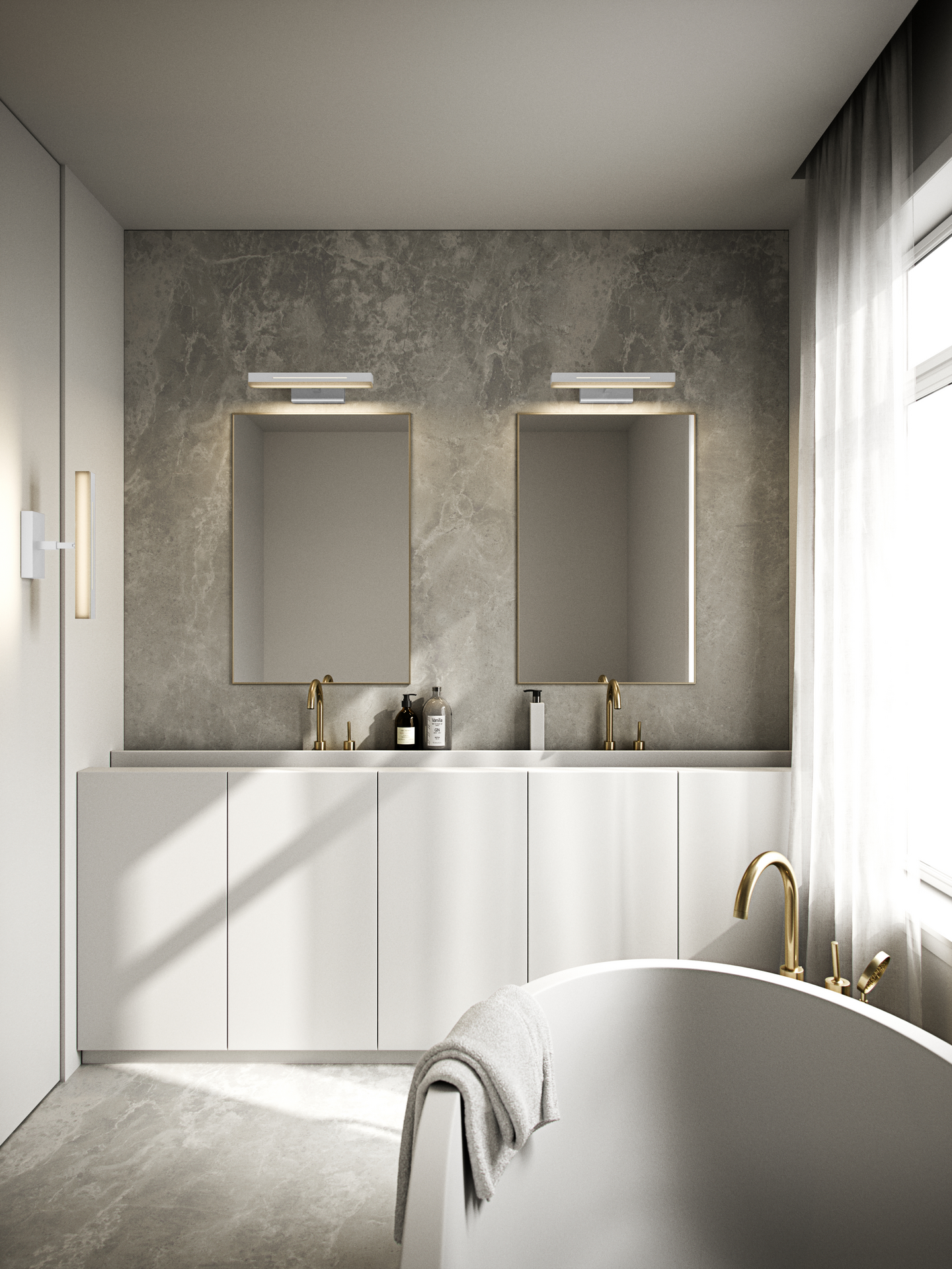 Kylpyhuonevalaisin Nordlux Otis 40 led 14W 1300lm 3000K IP44 valkoinen