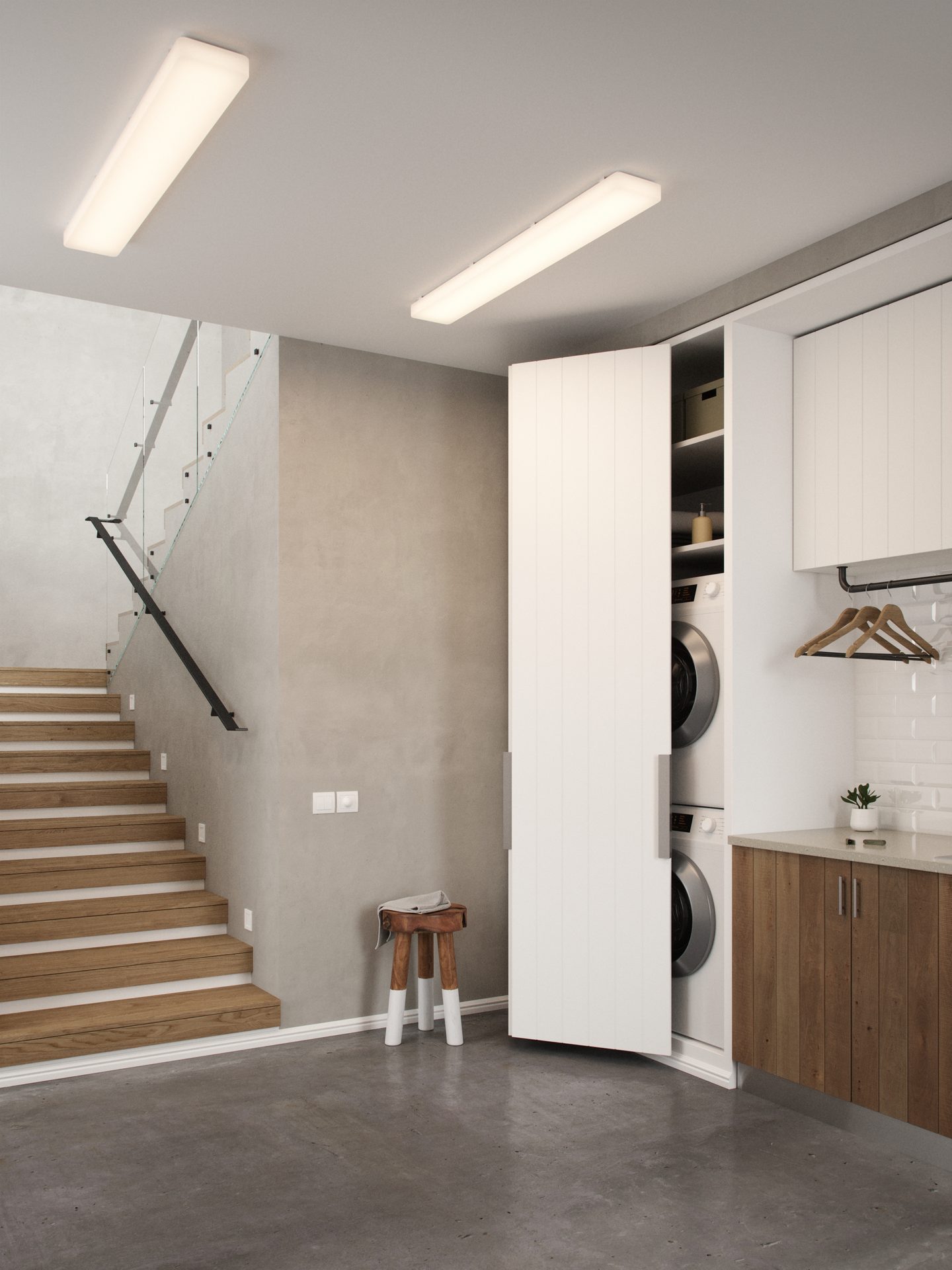 Kattovalaisin Nordlux Trenton 60cm 23W valkoinen