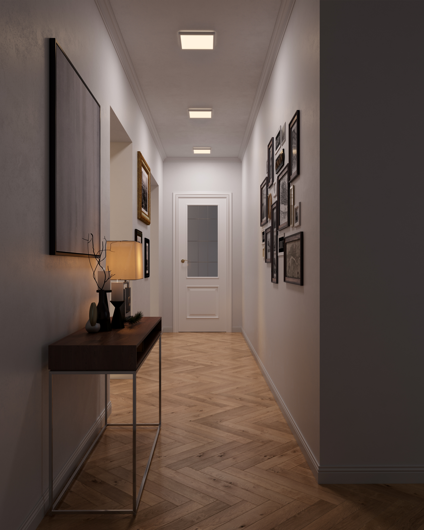 Kattovalaisin Nordlux Oja square led 14,5W 1600lm 3000/4000K valkoinen