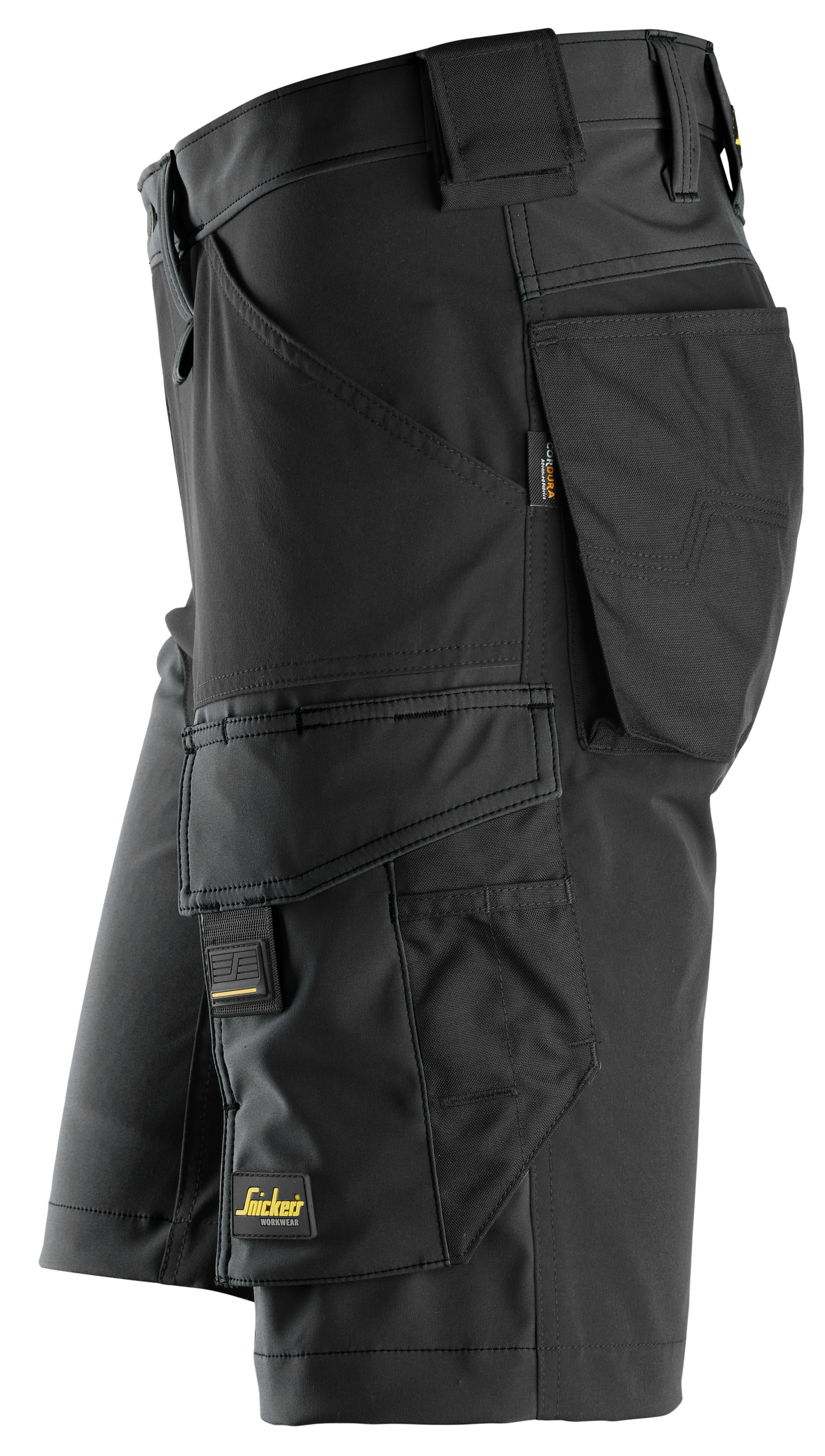 Shortsit Snickers 6173-0404 stretch musta koko 44