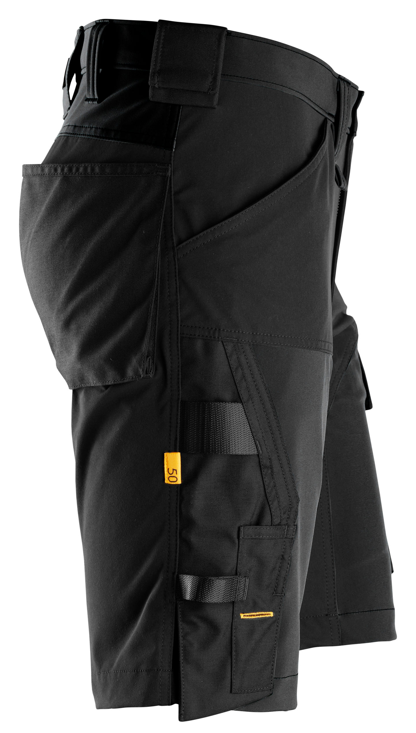 Shortsit Snickers 6173-0404 stretch musta koko 44