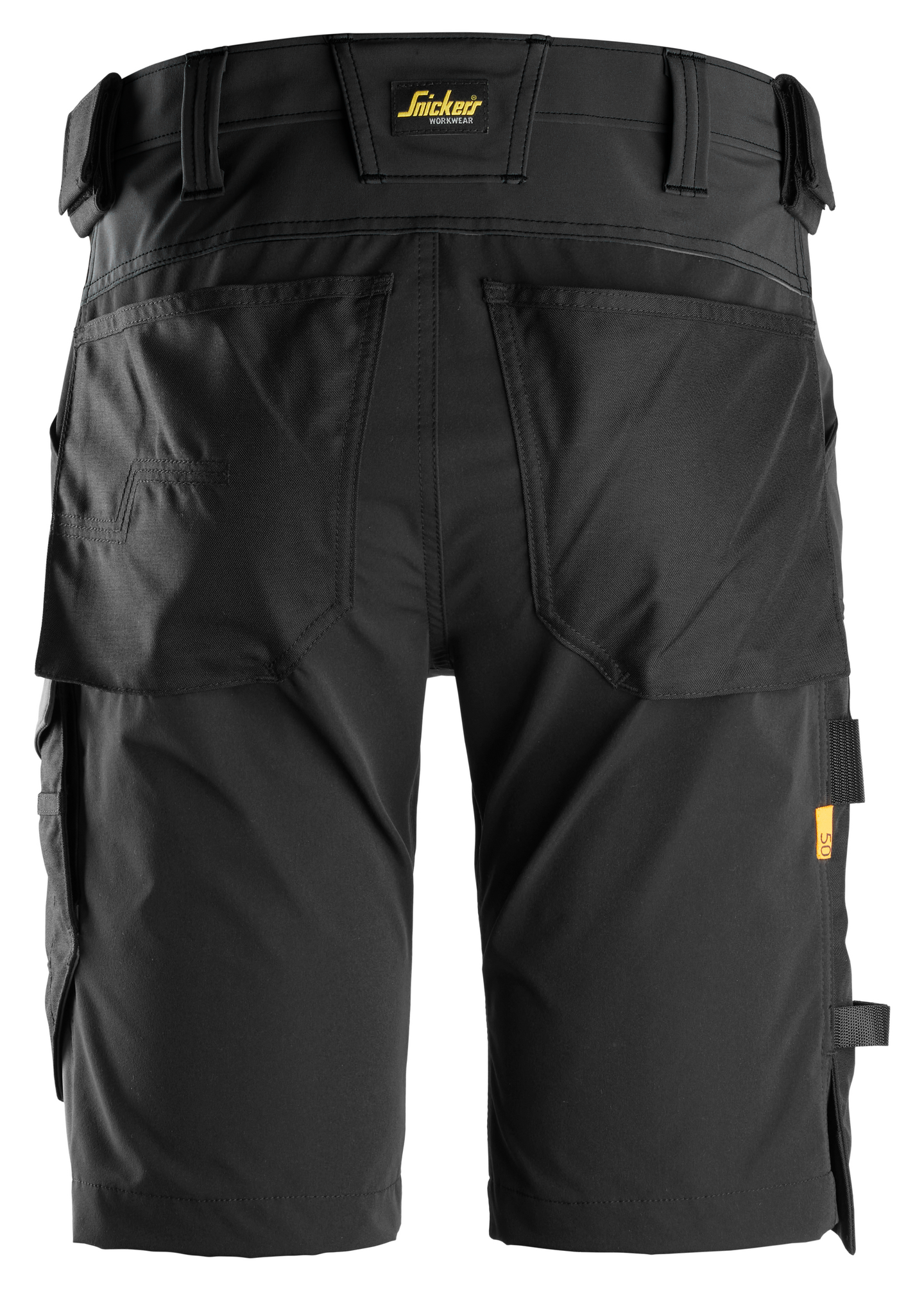 Shortsit Snickers 6173-0404 stretch musta koko 44