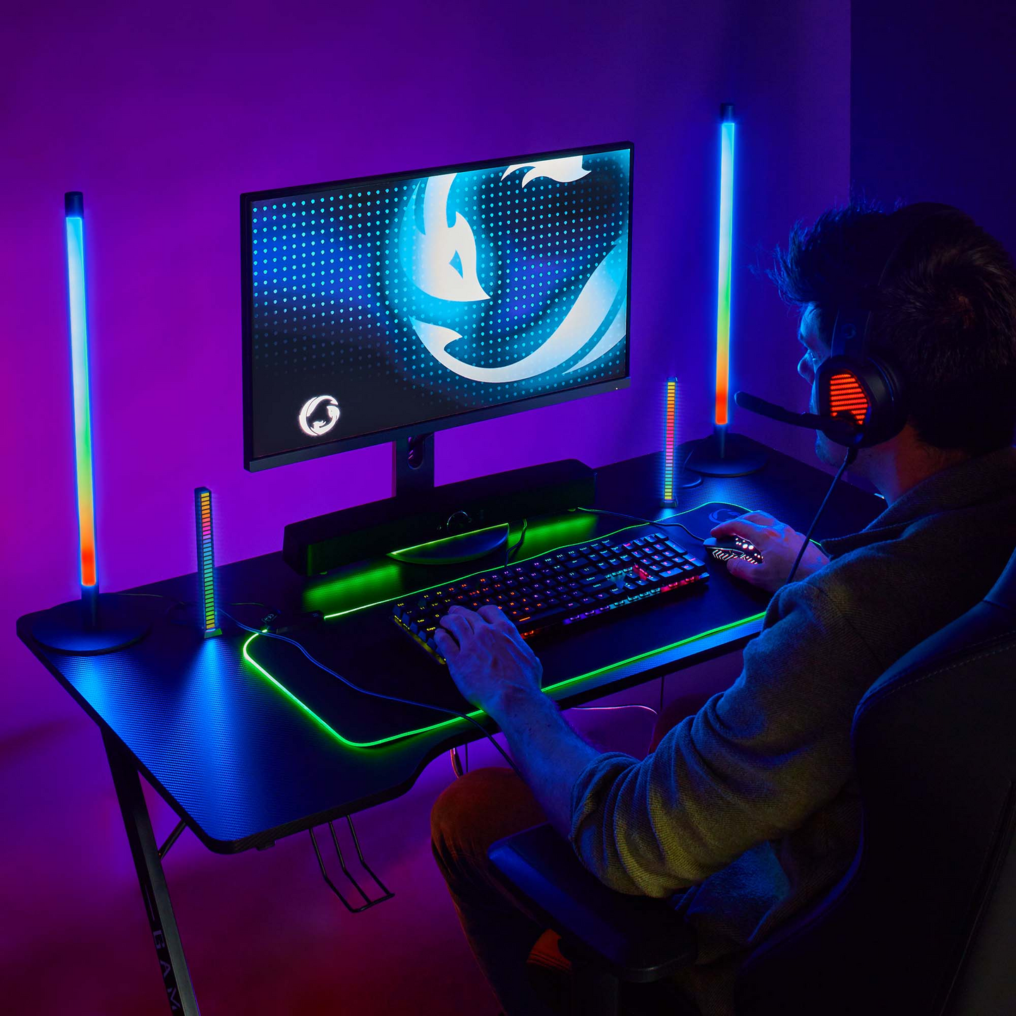 Tunnelmalamppu Nedis SmartLife Tube Wi-Fi Tube 600lm 2kpl