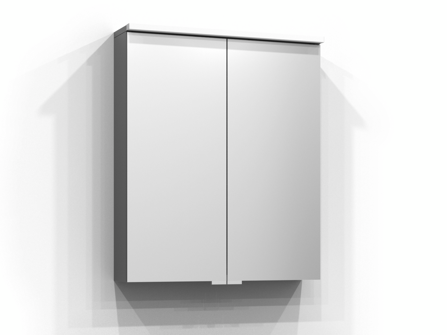 Peilikaappi Svedbergs Bloc 60 harmaa LED