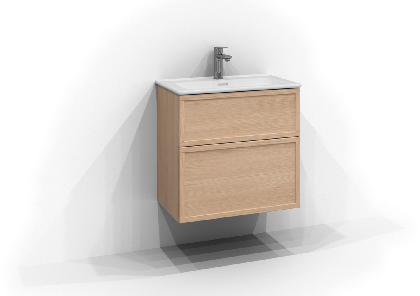 Allaskaappi Svedbergs Poem 60x35 tammi 2 laatikkoa kehys