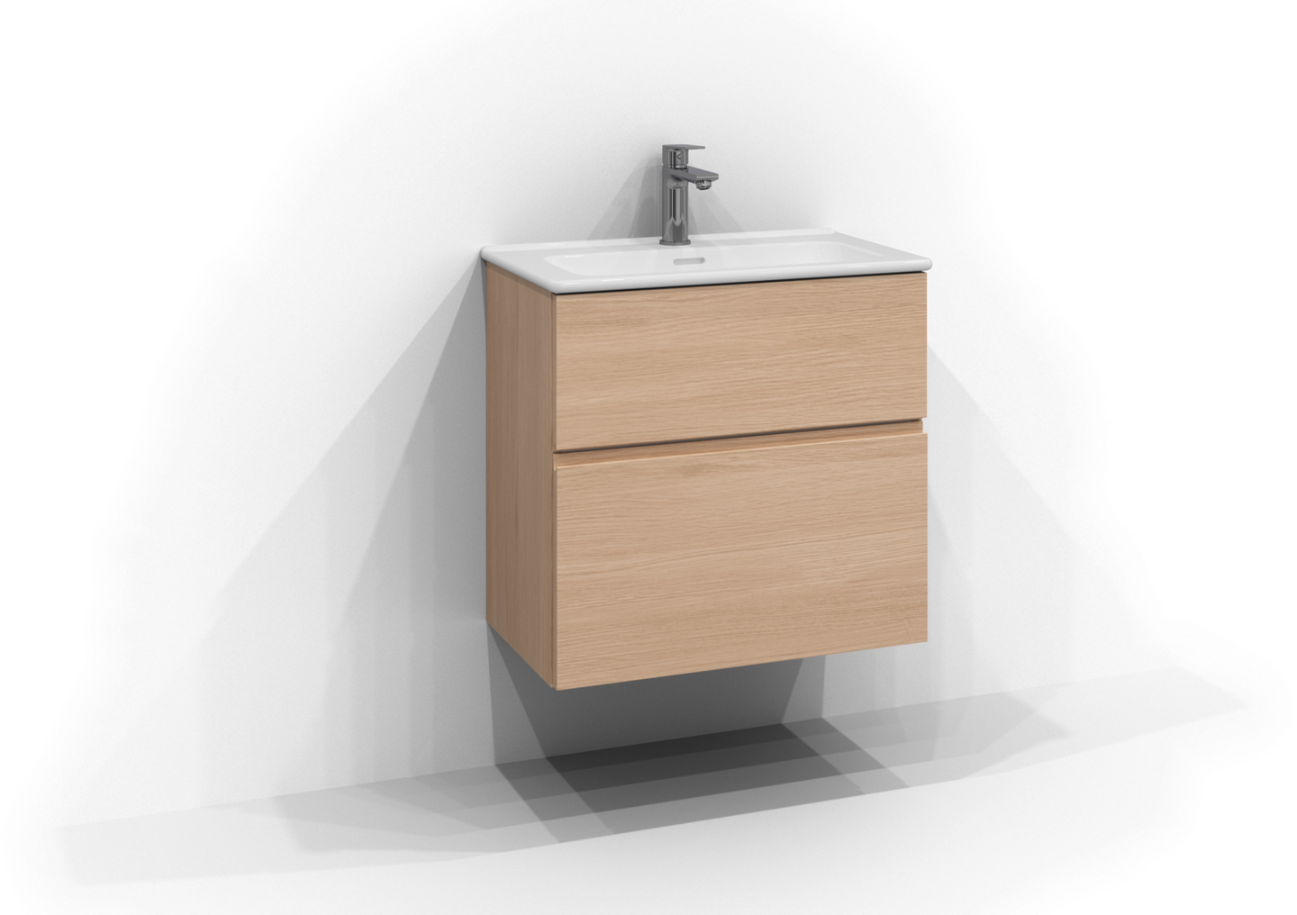 Allaskaappi Svedbergs Poem Profiili 2 laatikkoa ja integroitu vedin