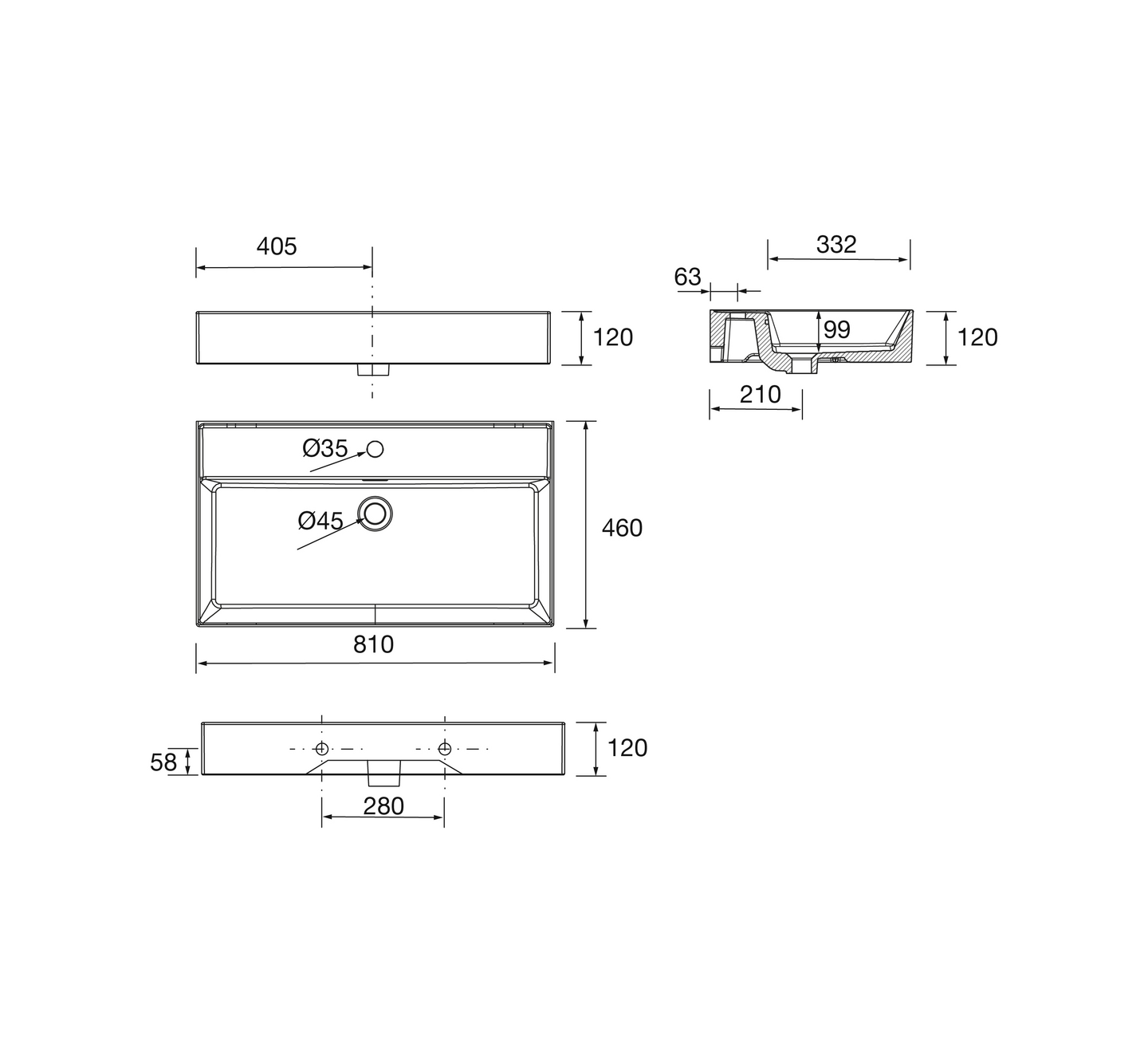 Pesuallas Cello L L81 S46cm posliinia