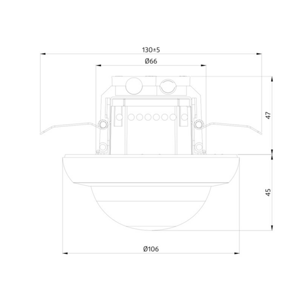Läsnäolotunnistin Luxomat PD4N-M-DACO DALI-2