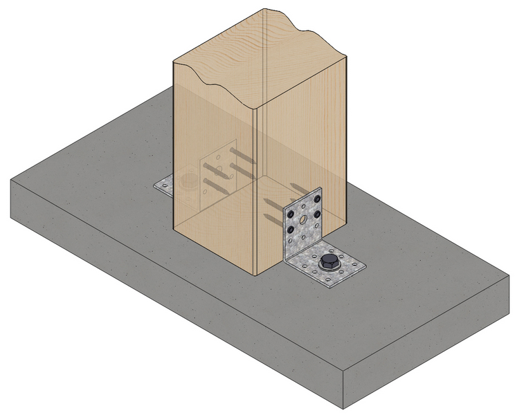 Kulmalevy Paslode 70x70x3x55mm V9 210089