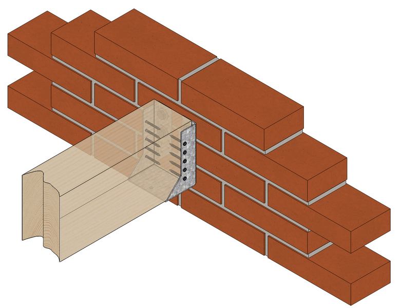 Palkkikenkä Paslode sisäpuolinen 48x166mm 170-310mm palkille 210092