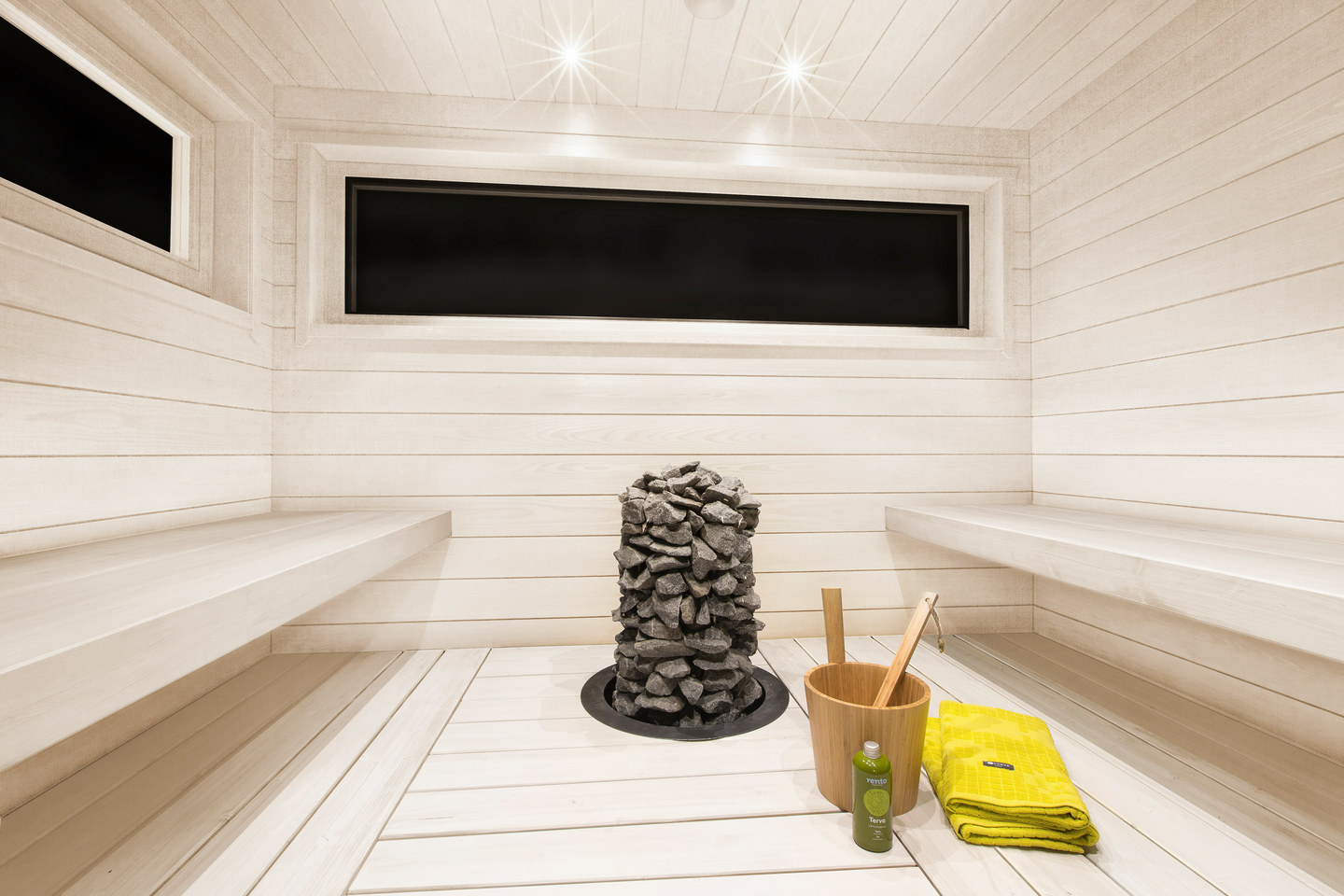 Laudelauta 28x140x2400 TK saunasuojattu vanilja