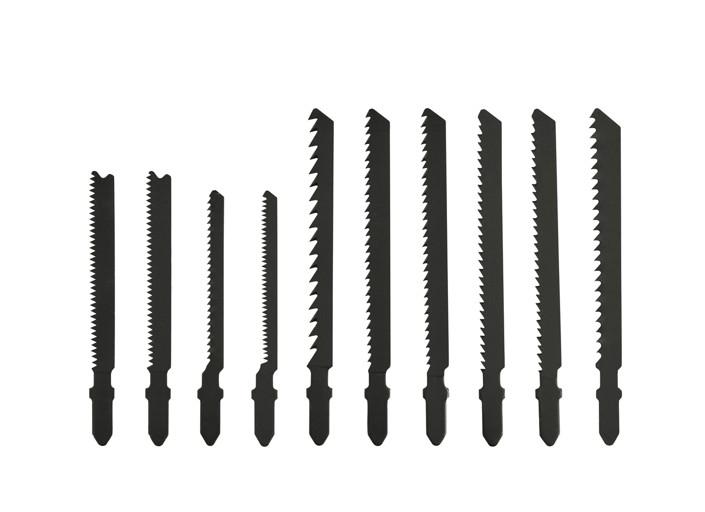 Pistosahanteräsarja FXA puu, laminaatti ja muovi 10-osainen