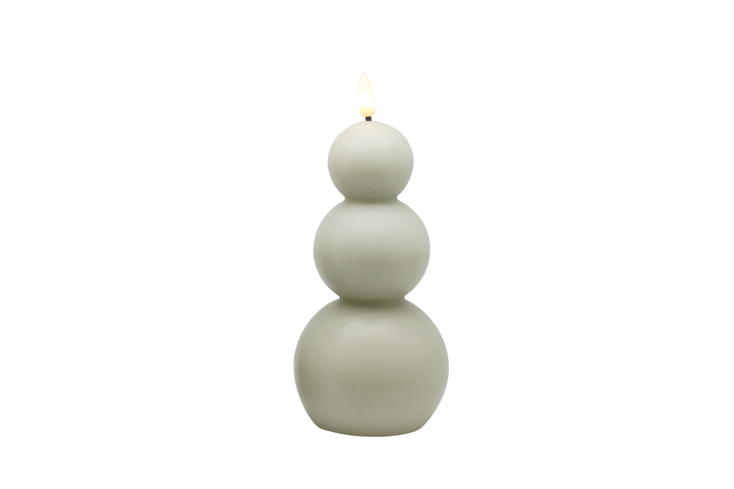 Led-kynttilä Cello Pampula 16,5cm antiikinvalkoinen