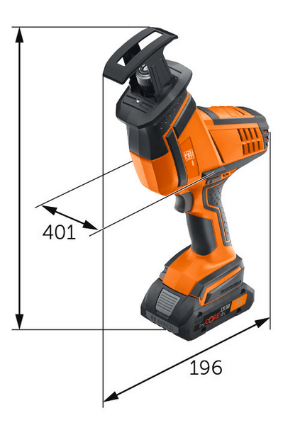 Akkupuukkosaha FEIN 18V ASAS 18-21 K AS