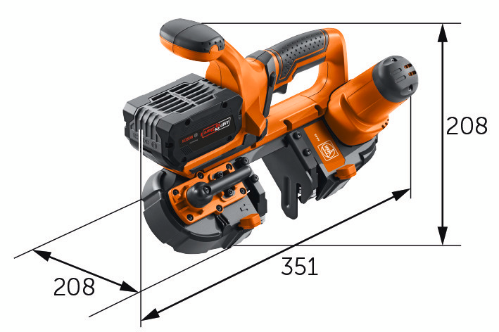 Akkuvannesaha FEIN 18V ABAS 18-63 AS