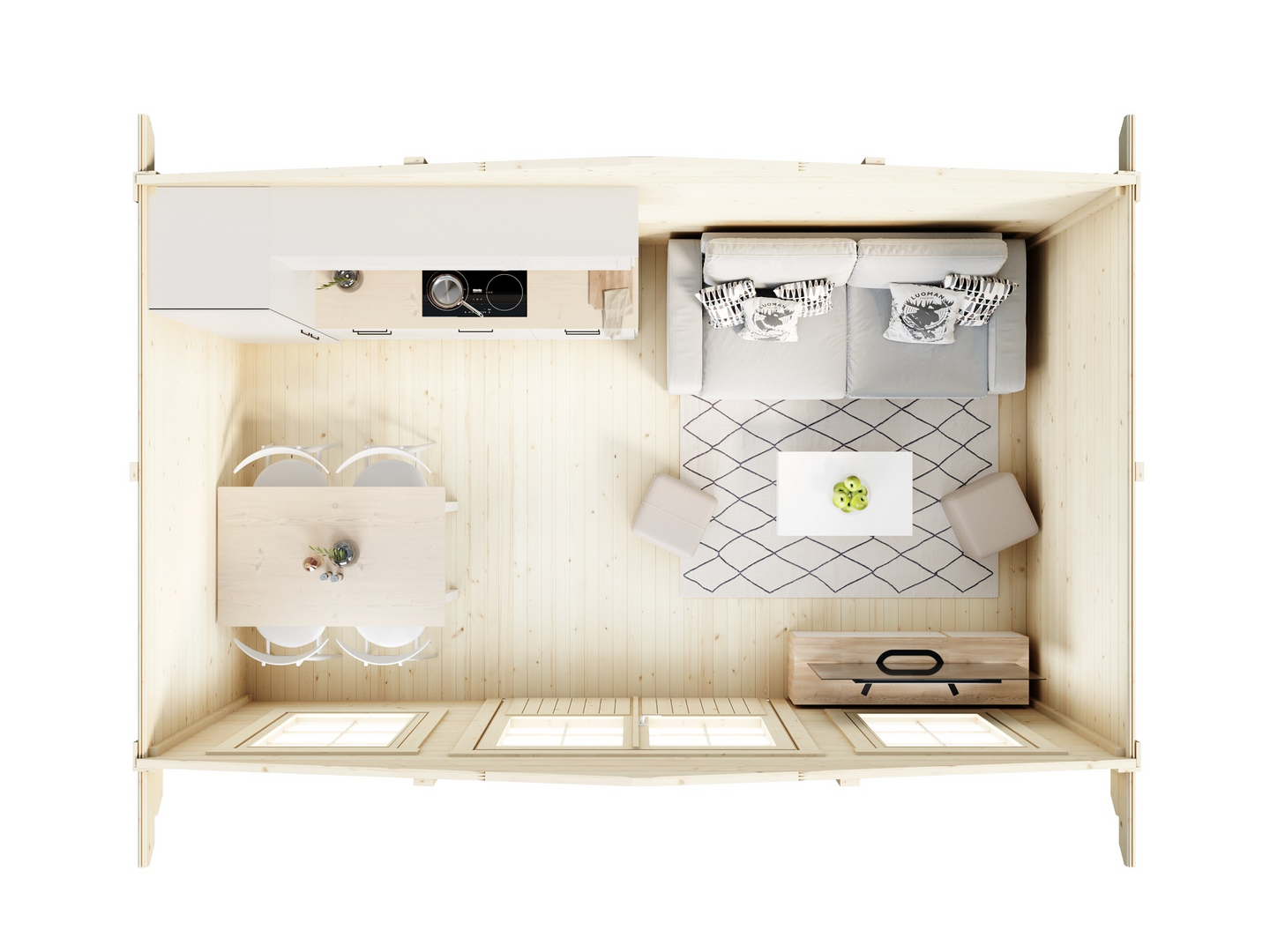 Vierasmaja Lillevilla Onkivesi 15m²