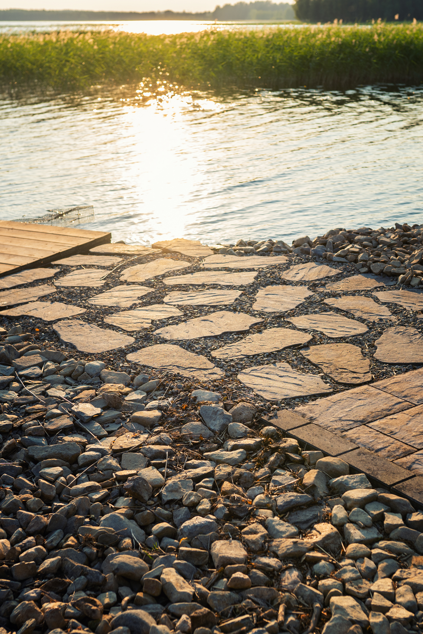 Askelkivi Lakka 50mm musta