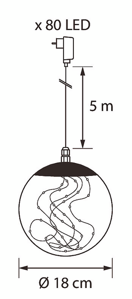Koristevalo Airam Tirandi 18 cm