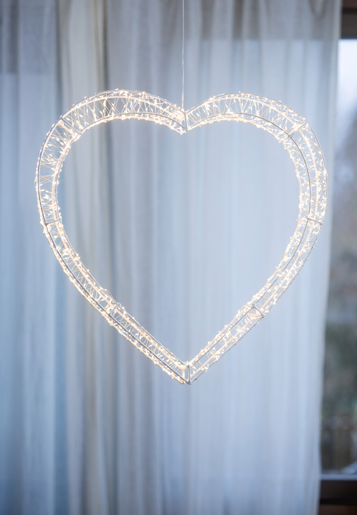 Led-sydän Airam Rosalia 55x55x8cm