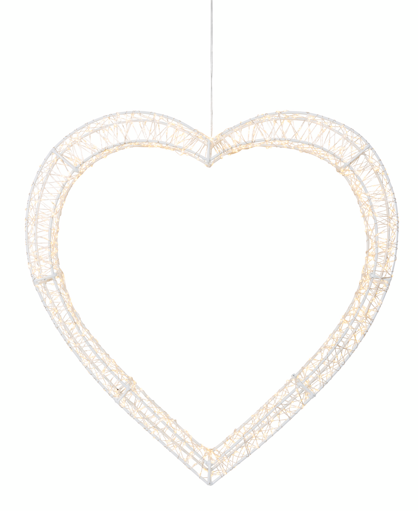 Led-sydän Airam Rosalia 55x55x8cm