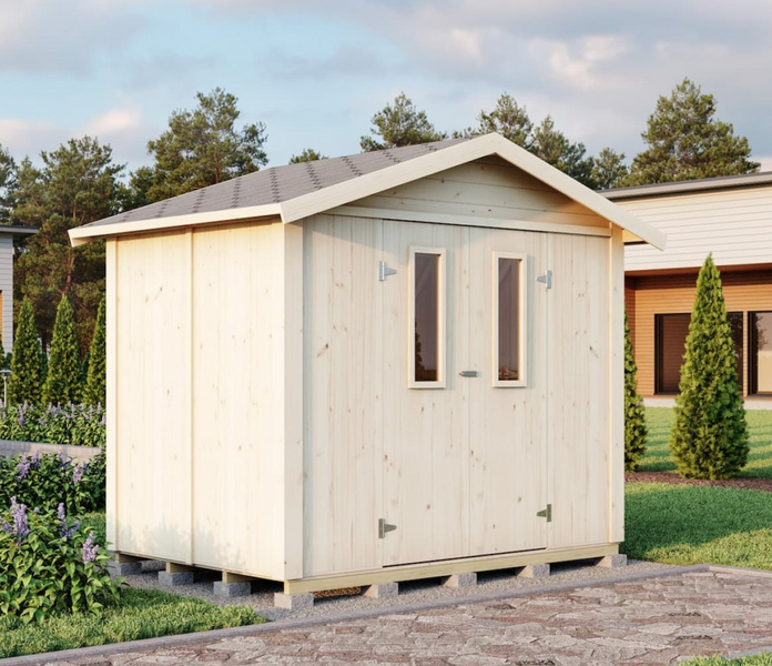 Pihavarasto 615 Lillevilla 3,8m²