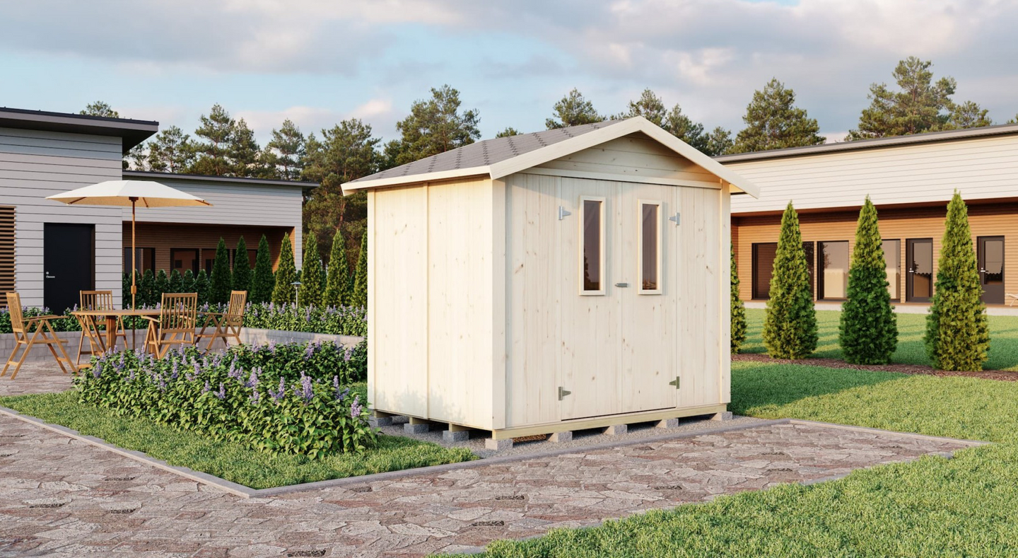 Pihavarasto 615 Lillevilla 3,8m²