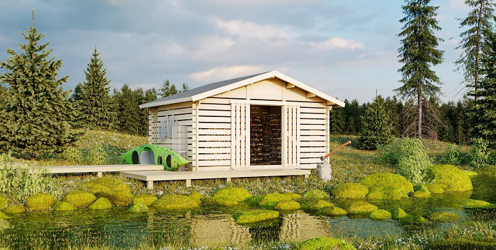 Puuliiteri Lillevilla Malla 12,0m²