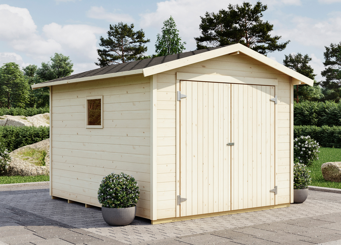 Pihavarasto Luoman Lillevilla 7,5m²