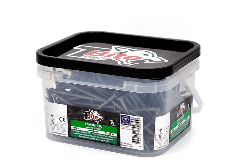 TRÄSKRUV T-BITE TFT C4 6X100MM 250ST